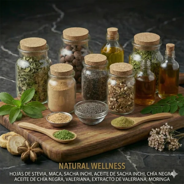 Gommi Factor Factor X Company – Ingredientes y composición Gommi Factor Factor X Company ingredientes stevia maca sacha inchi chía valeriana