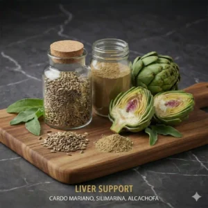 HEPA-FX Factor X Company cardo mariano silimarina etiqueta