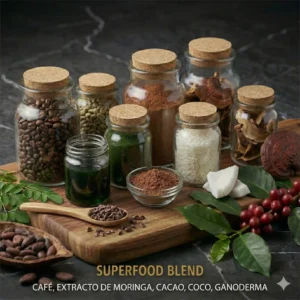 Coffee Mokaccino Factor X Company ingredientes cacao moringa ganoderma