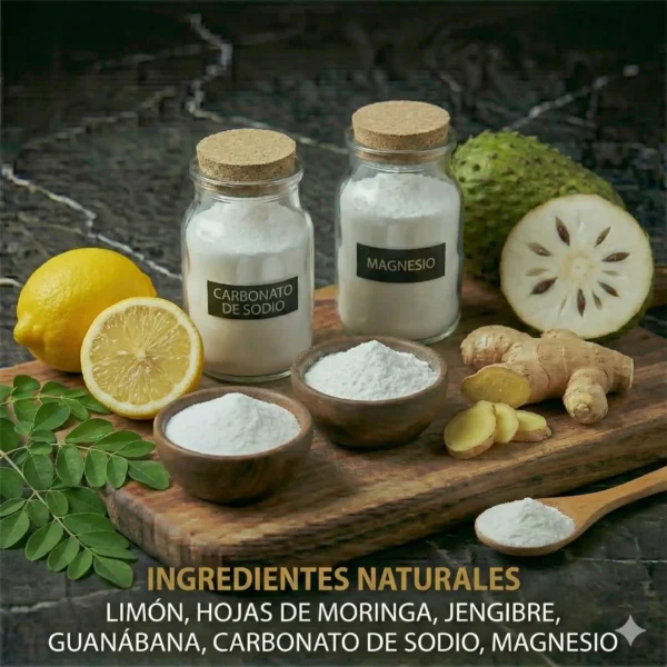 XPH Plus Factor X Company ingredientes limón liofilizado moringa jengibre guanábana magnesio