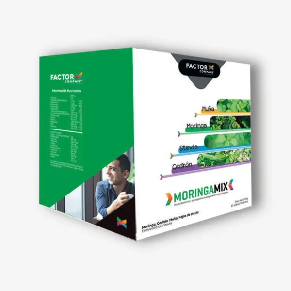 moringa mis té filtrante Moringa Mix Factor X Company caja 30 filtrantes