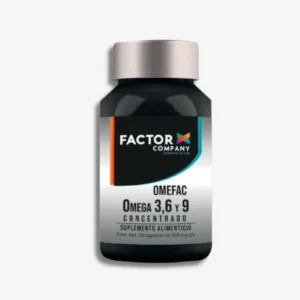 Omefac Factor X Company omega 3 6 9 frasco 60 cápsulas 500 mg