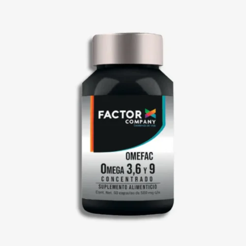 Omefac Factor X Company omega 3 6 9 frasco 60 cápsulas 500 mg