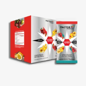 Colágeno con Camu Camu Factor X Company caja 25 sachets 10 g colágeno hidrolizado