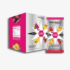 Colágeno con Aguaje Factor X Company caja 25 sachets 10 g colágeno hidrolizado